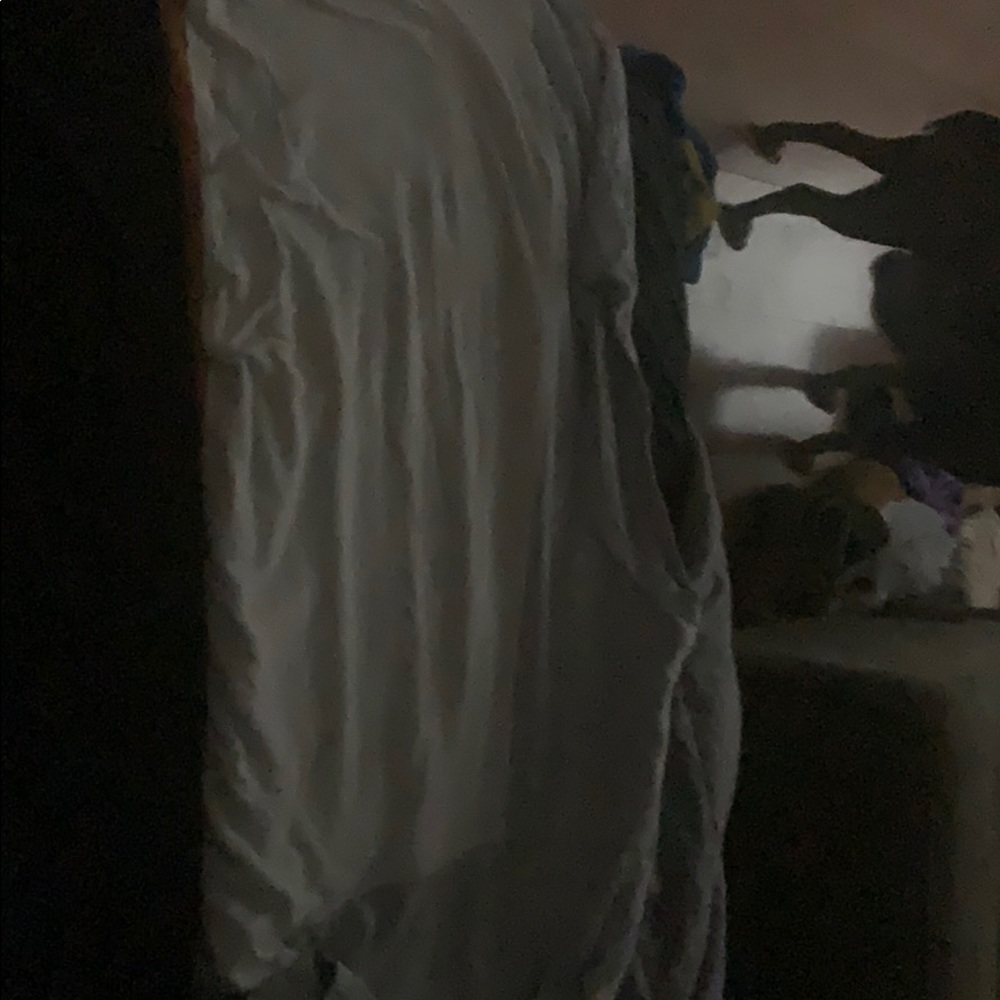 White and orange t shirt